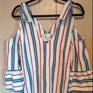 Janet Chung COLD SHOULDER Blouse